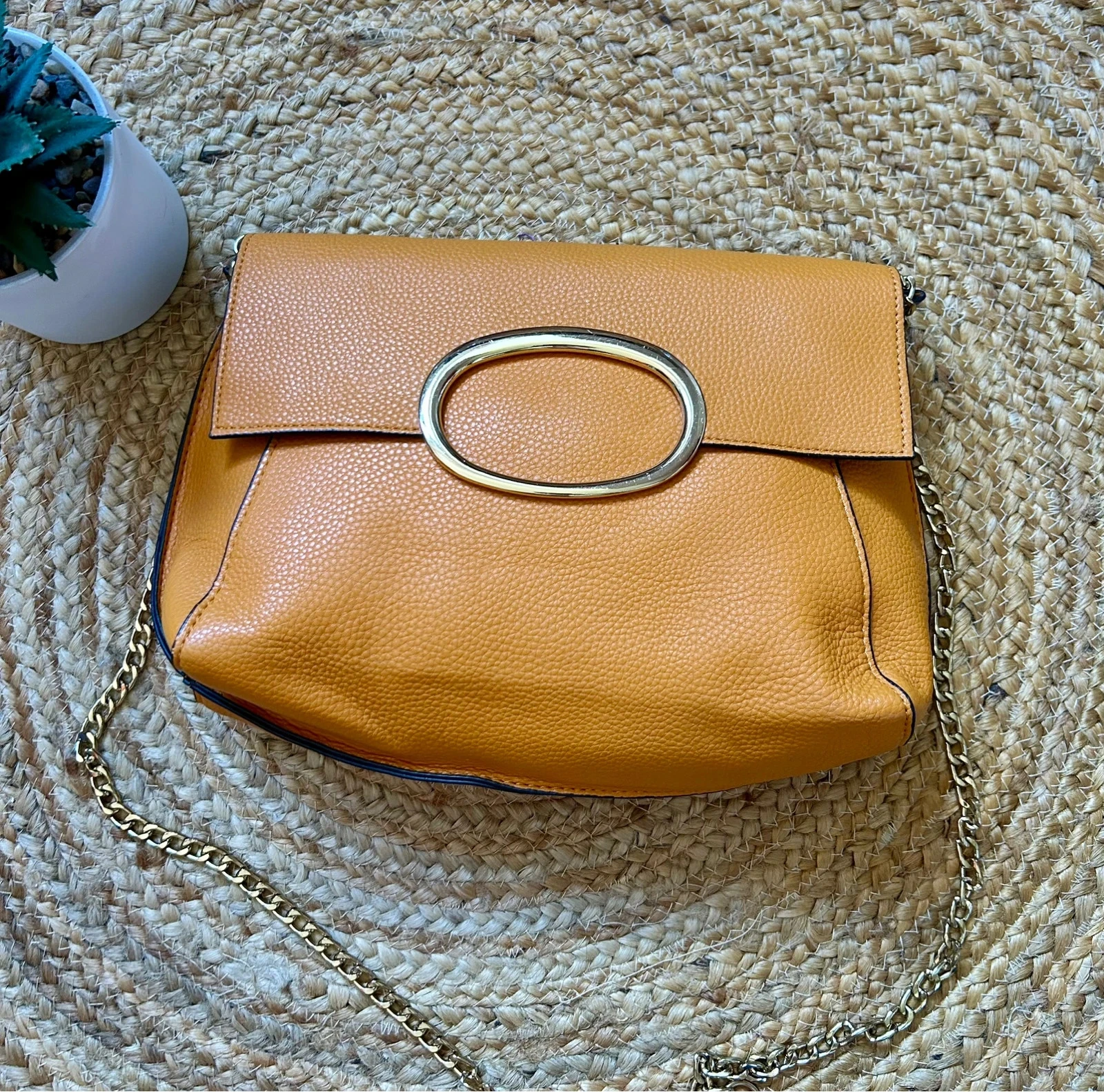 💛🌿Gele okergele bohemien chique schoudertas Crossbody-tas gouden oker🌿💛 – photo 4